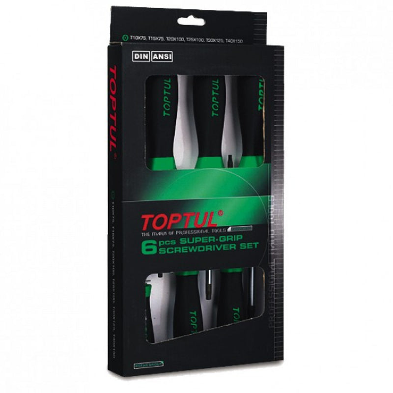 Toptul Torq Screwdriver Set 6 Piece