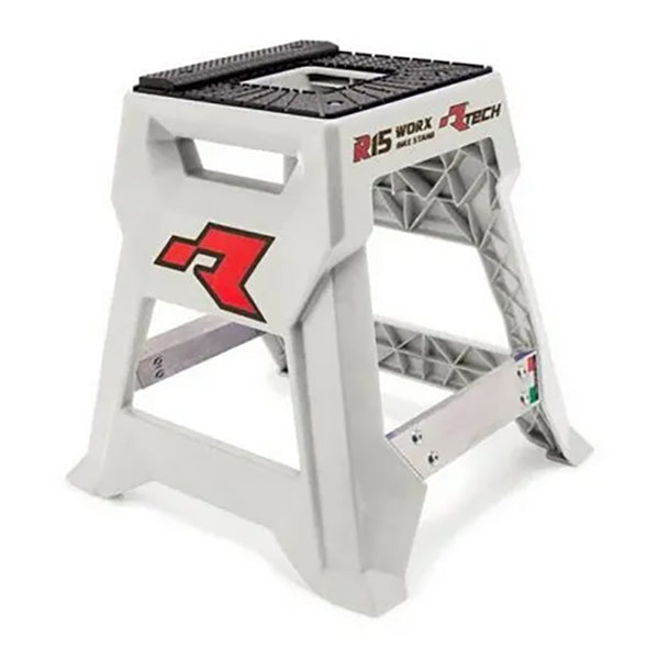 Rtech R15 Works Cross Bike Stand Launch Edition White