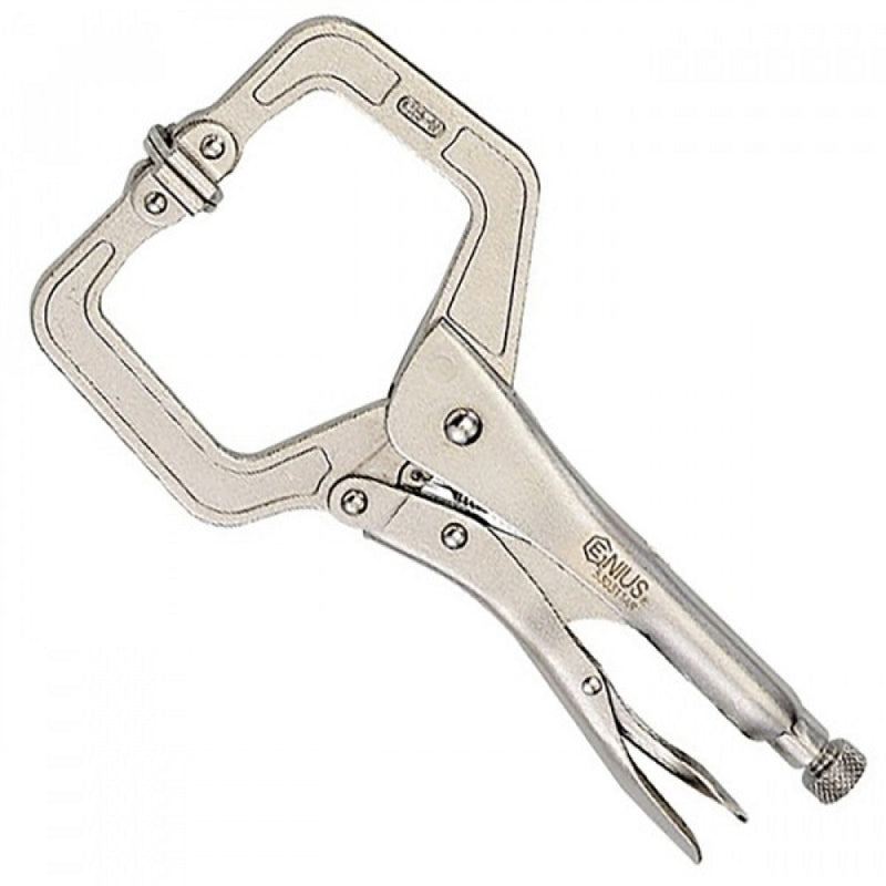 Genius 24" Locking "C" Clamp With Swivel Pad