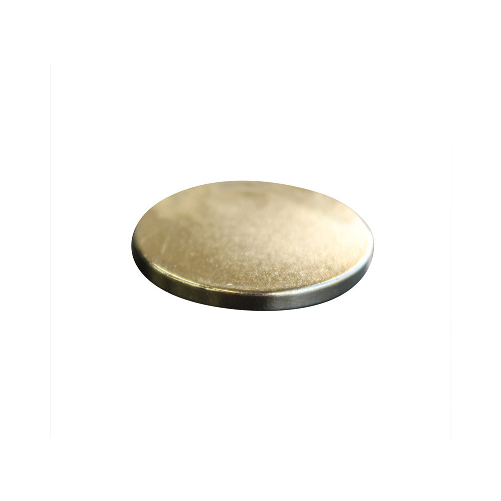 Neodymium Disc Magnet Ø25mm x 2.5mm N42 Gold Plated