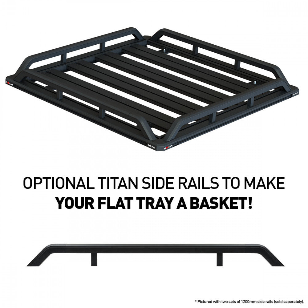 ROLA TITAN TRAY SIDE RAILS MK2 1200mm (RAILS ONLY - Sold As 1 Pair)
