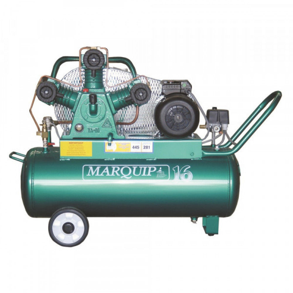Marquip Air Compressor 16RSE-DC 2.7HP 50L Belt Drive