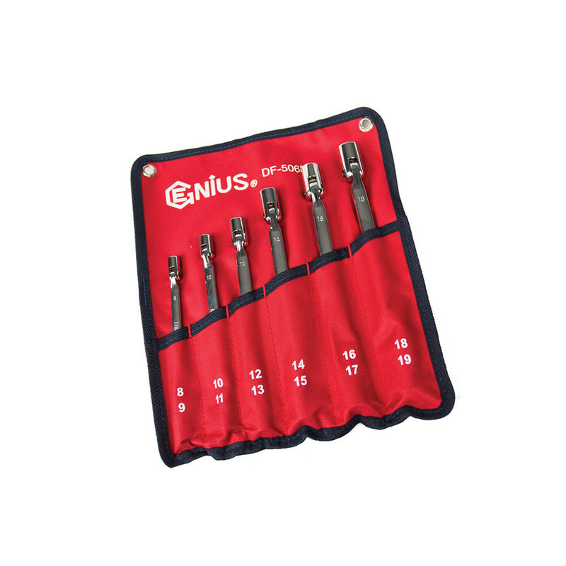 Genius 6Pc Metric Double Flexible Socket Wrench