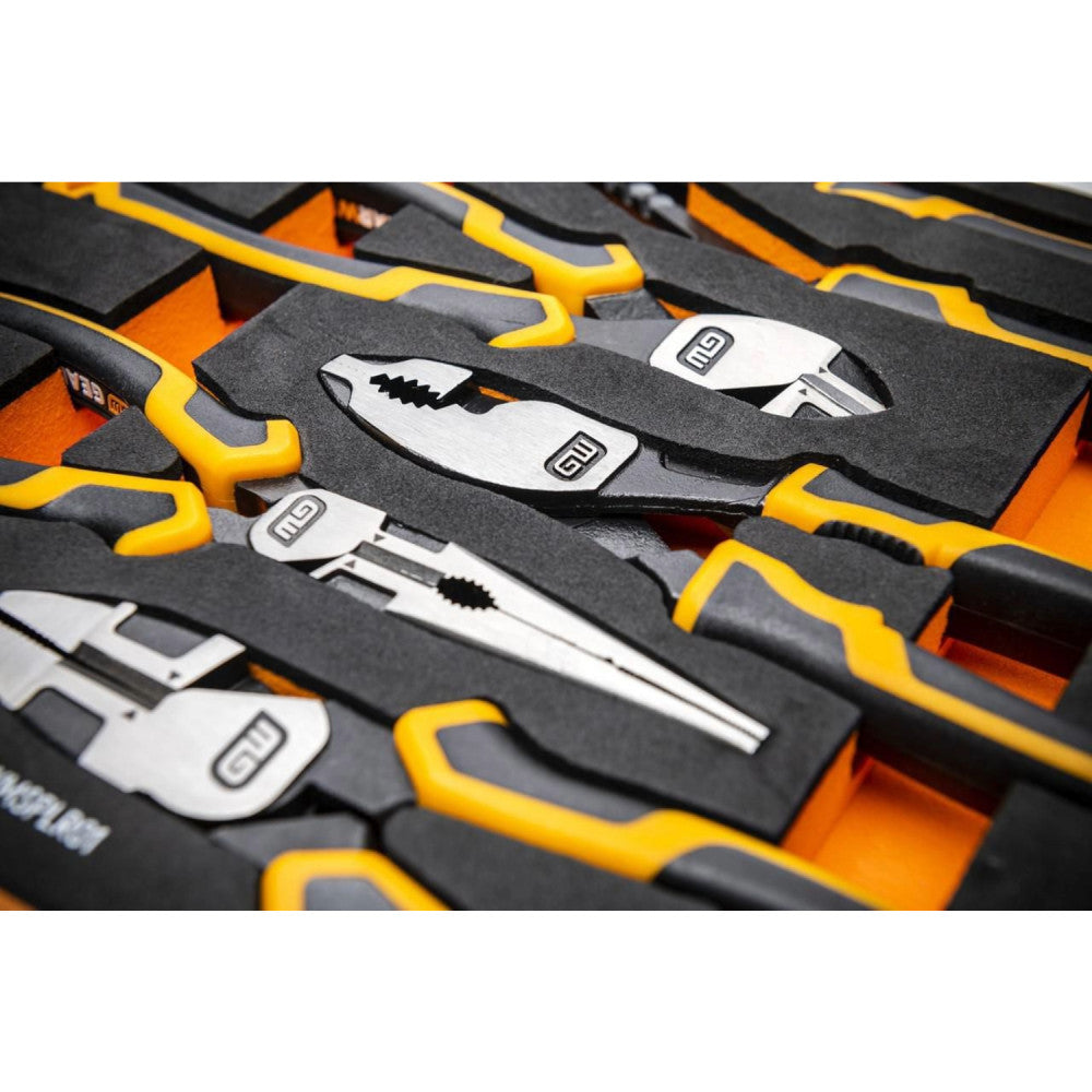GearWrench 5Pc PITBULL Cushion Grip Pliers Set In EVA Tray