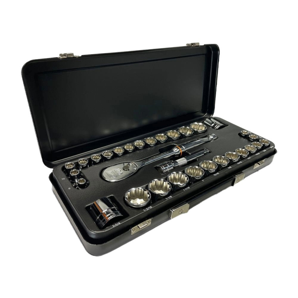 GEARWRENCH 31Pc 1/2in. Drive Metric & SAE Socket Set
