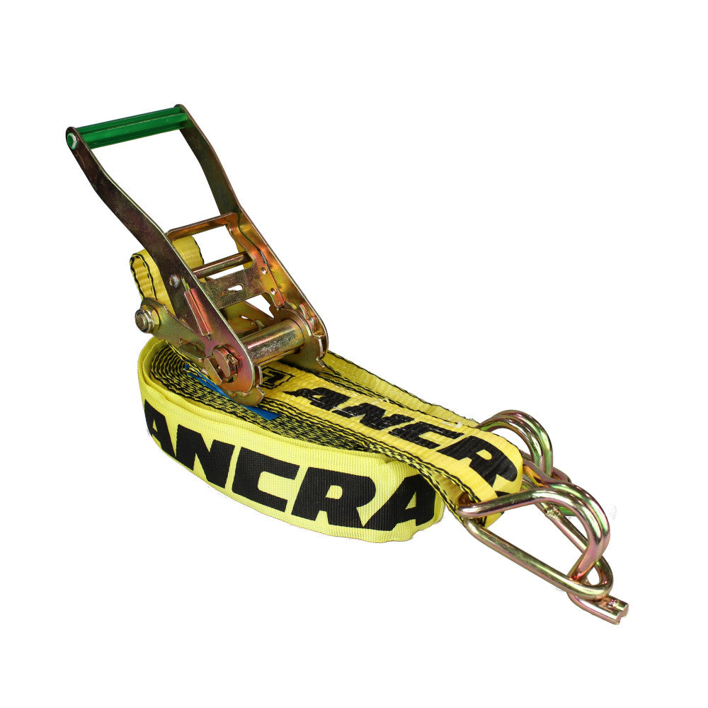 Tie Down 2.5T x 9M Industrial Ratchet - Yellow
