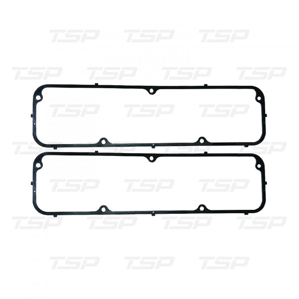 TSP Valve Cover Gasket Set Ford FE 360-390 Neoprene Steel Black#6112