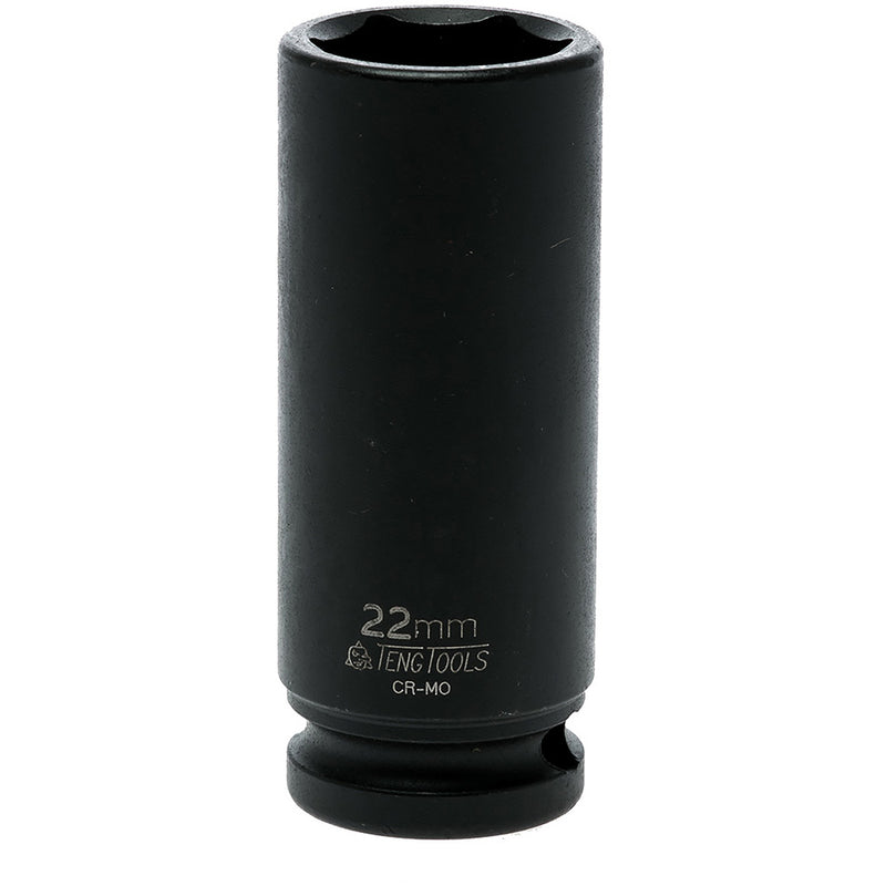 Teng 1/2in Dr. Deep Impact Socket 22mm Din