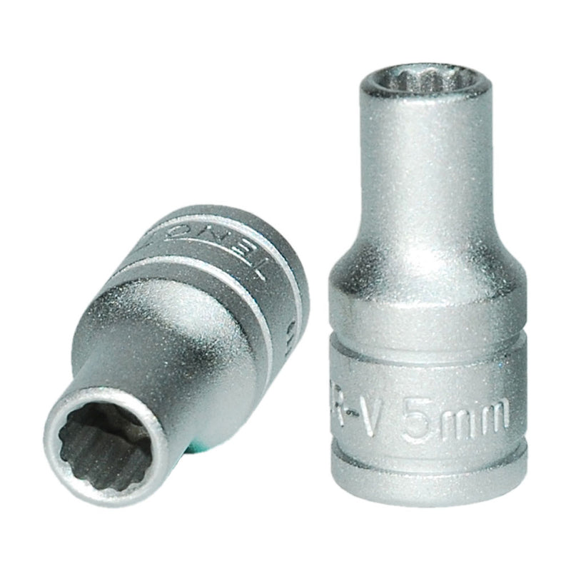 Teng 1/4in Dr. Socket 5mm 12Pt