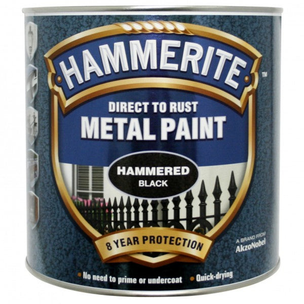 Hammerite Hammered Black 2.5Litre