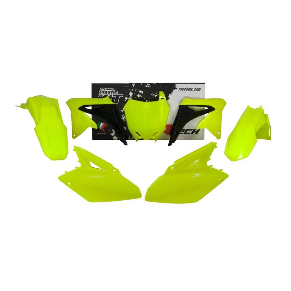 Plastics Kit Rtech Front &Rear Fenders Sidepanels &Radiator Shrouds &Front Numbe