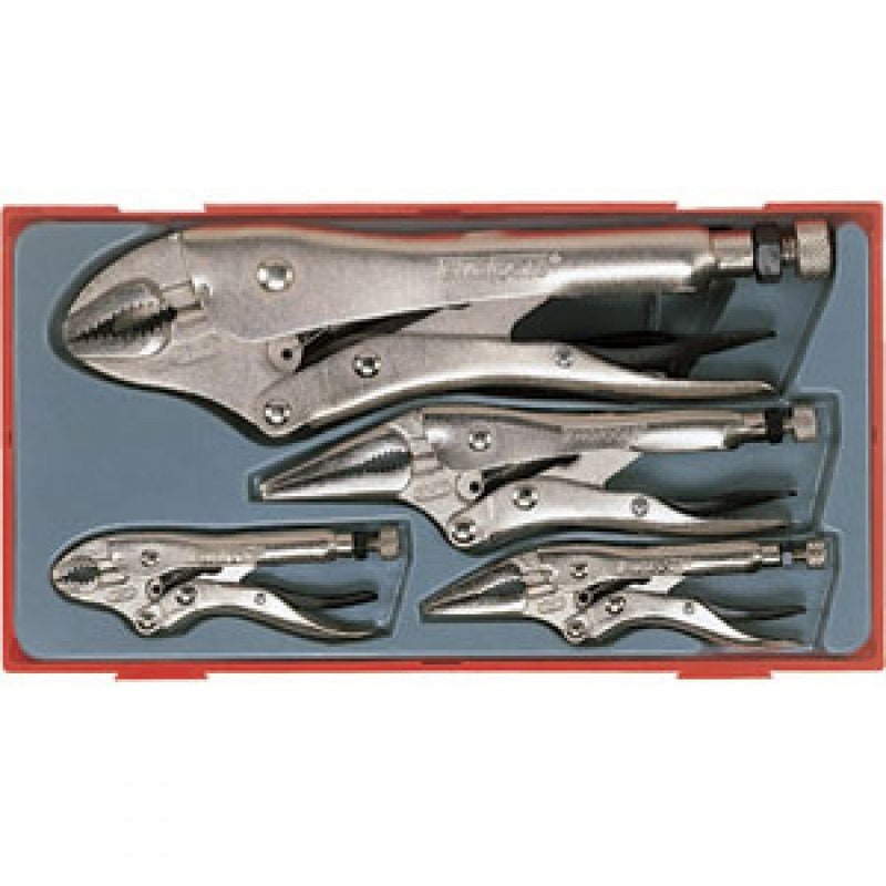 Teng 5Pc Power Grip Plier Set - Tc-Tray