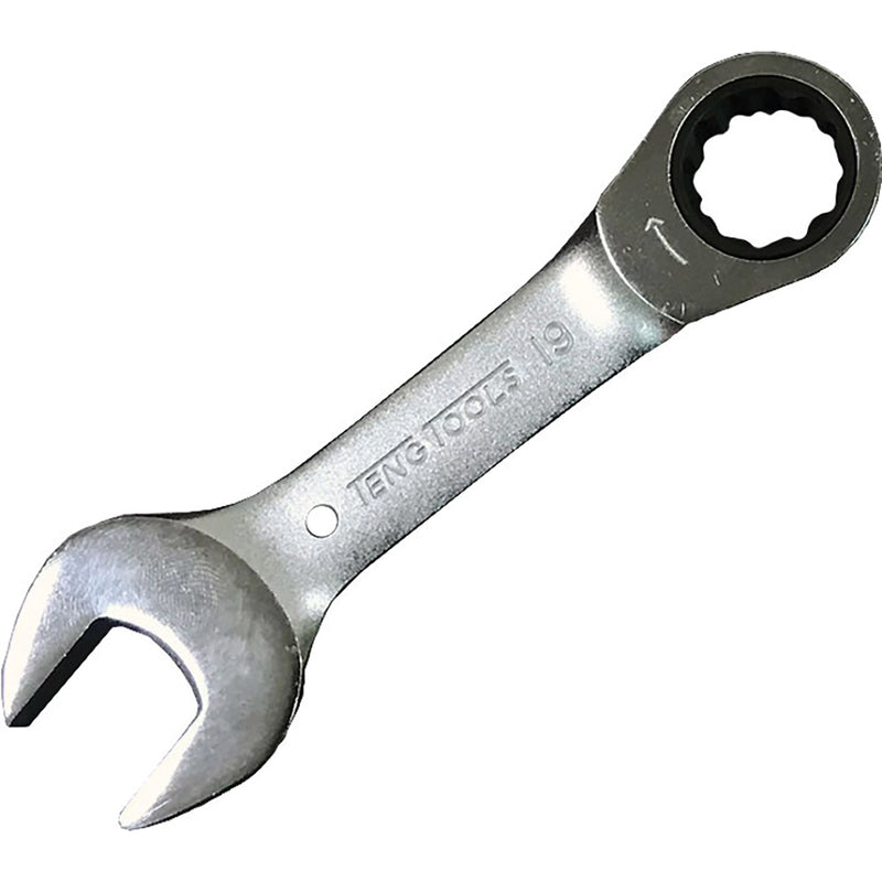 Teng Stubby Ratchet Combination Spanner 17mm