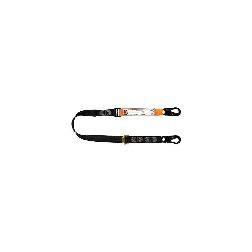 Elite Single Leg Shock Absorbing 2M Adjustable Lanyard With Hardware SN X2 -LINQ