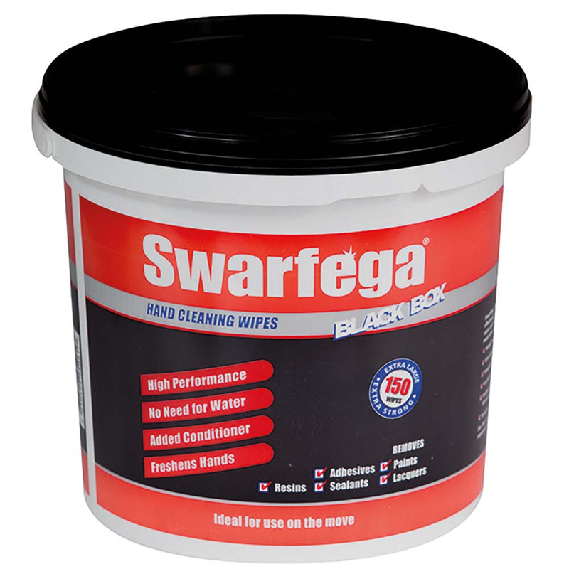 Swarfega Black Box Wipes 150 Per Bucket