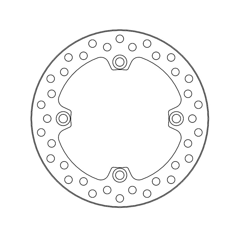 Rear Brake Disc Moto Master Vintage Honda CR125R CR500R 89-01 CR250R 89-96