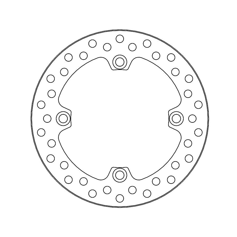 Rear Brake Disc Moto Master Vintage Honda CR125R CR500R 89-01 CR250R 89-96