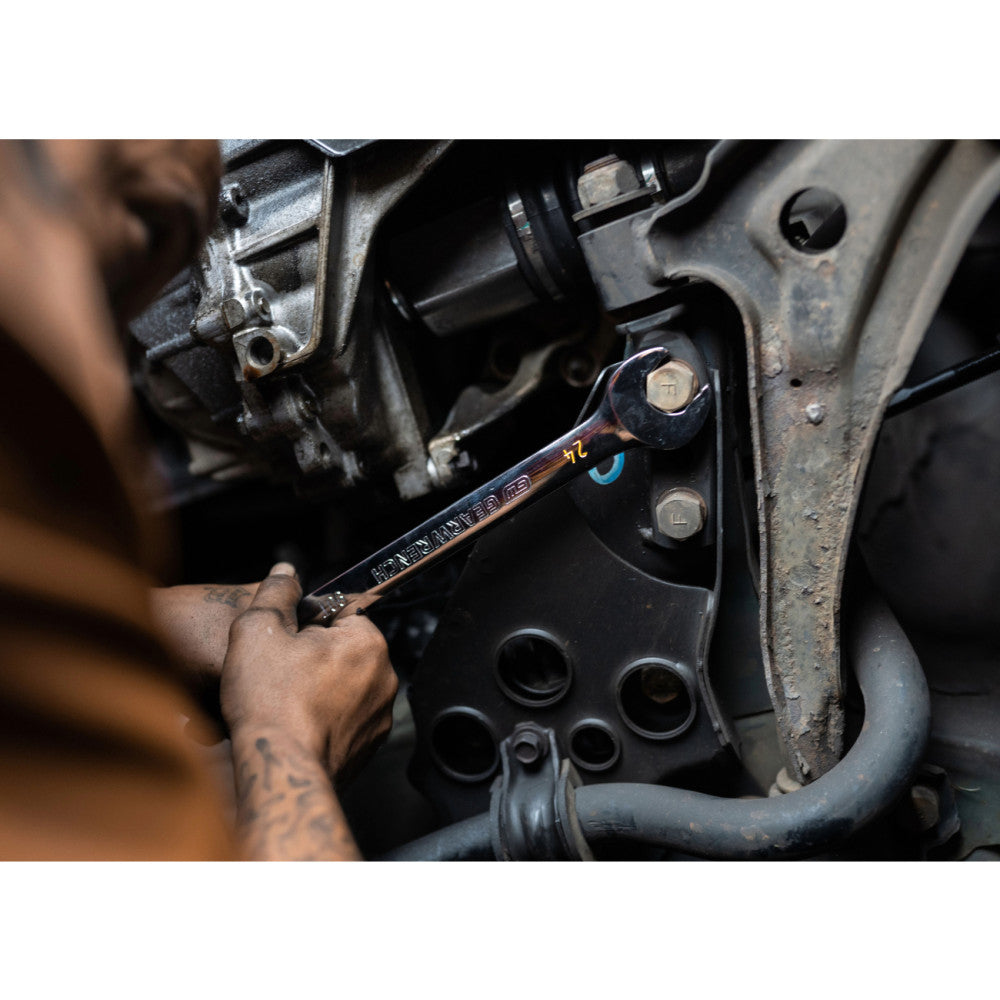 GEARWRENCH 24mm 90T 12 Point Combination Ratcheting Wrench