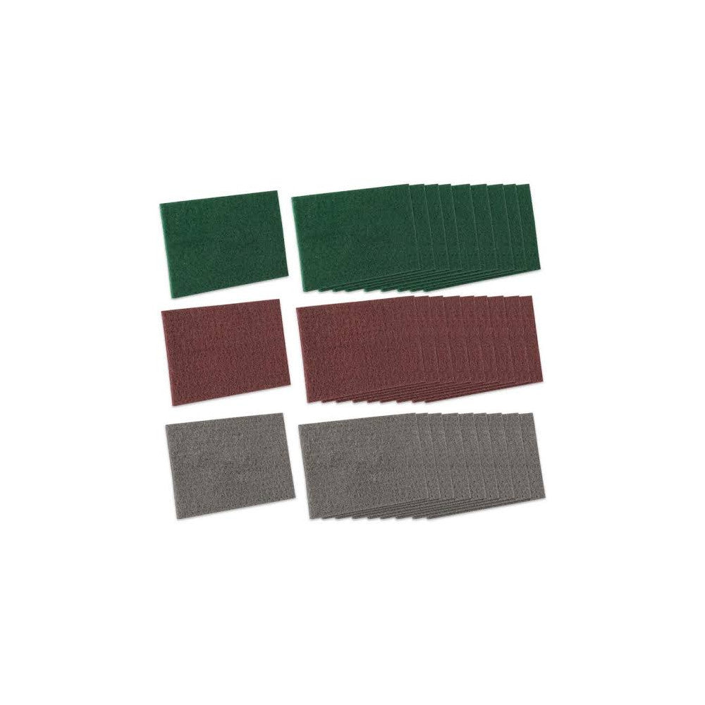 Non-Woven Surface Conditioning Pads - Black (Coarse), 150x230 (10pk)