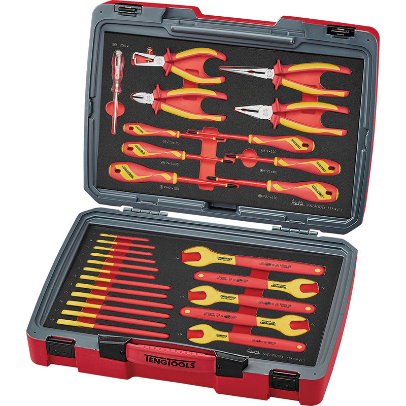 Teng 29 Piece Mecca Pro Tc-6T Eva Electrician Tool Kit