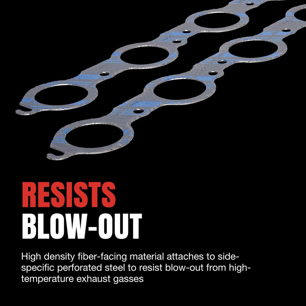 Ultra Power Exhaust Gasket - Chev BB Square Port Small Each#MS90206