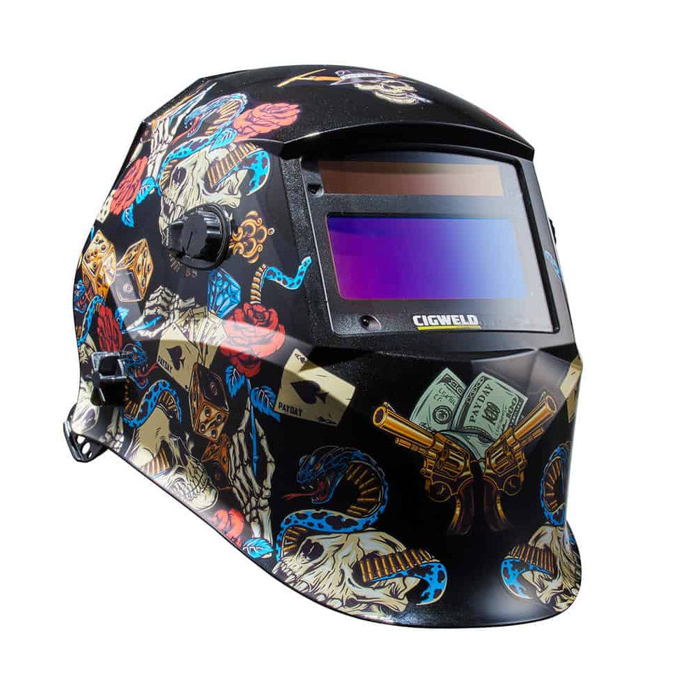 Cigweld WH Arcmaster 649 Auto Welding Helmet - Payday - WHAM1649
