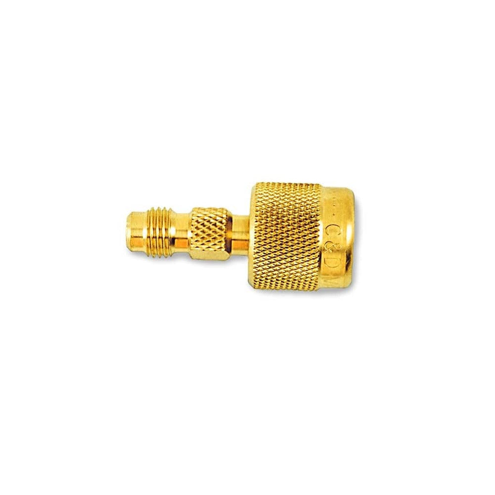 C&DCD2035 1/4F x 1/4M Flare Sure Seal Coupler