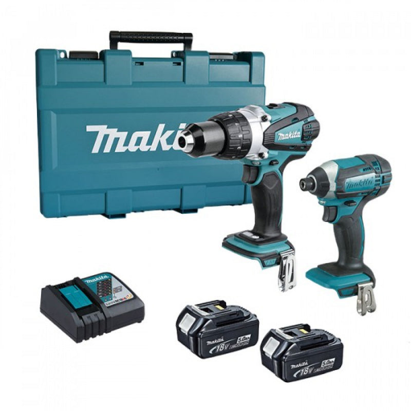 Makita Driver Kit DLX2144T LXT 2pc 18V Drill /Impact Driver 5.0Ah Kit