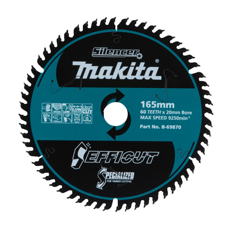 Makita Efficut Saw Blade 165x60T Wood DLS600