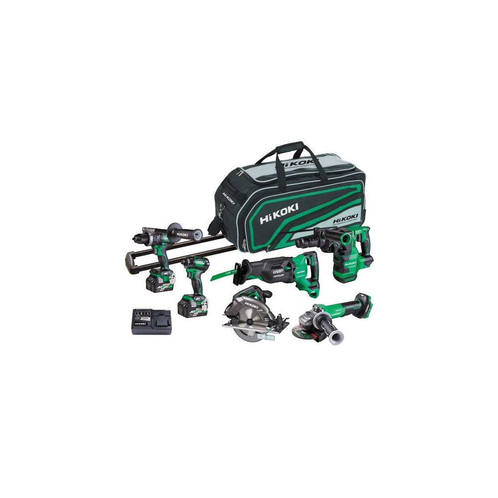 HiKOKI 36V Premium Brushless 6-Tool Kit - KC366DC(GRZ)