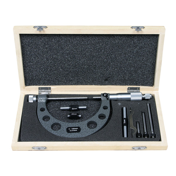 Micrometer Metric 0-100mm Set