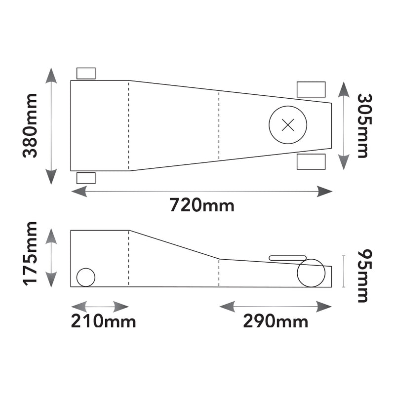 3 Ton Low Profile Professional Garage Jack