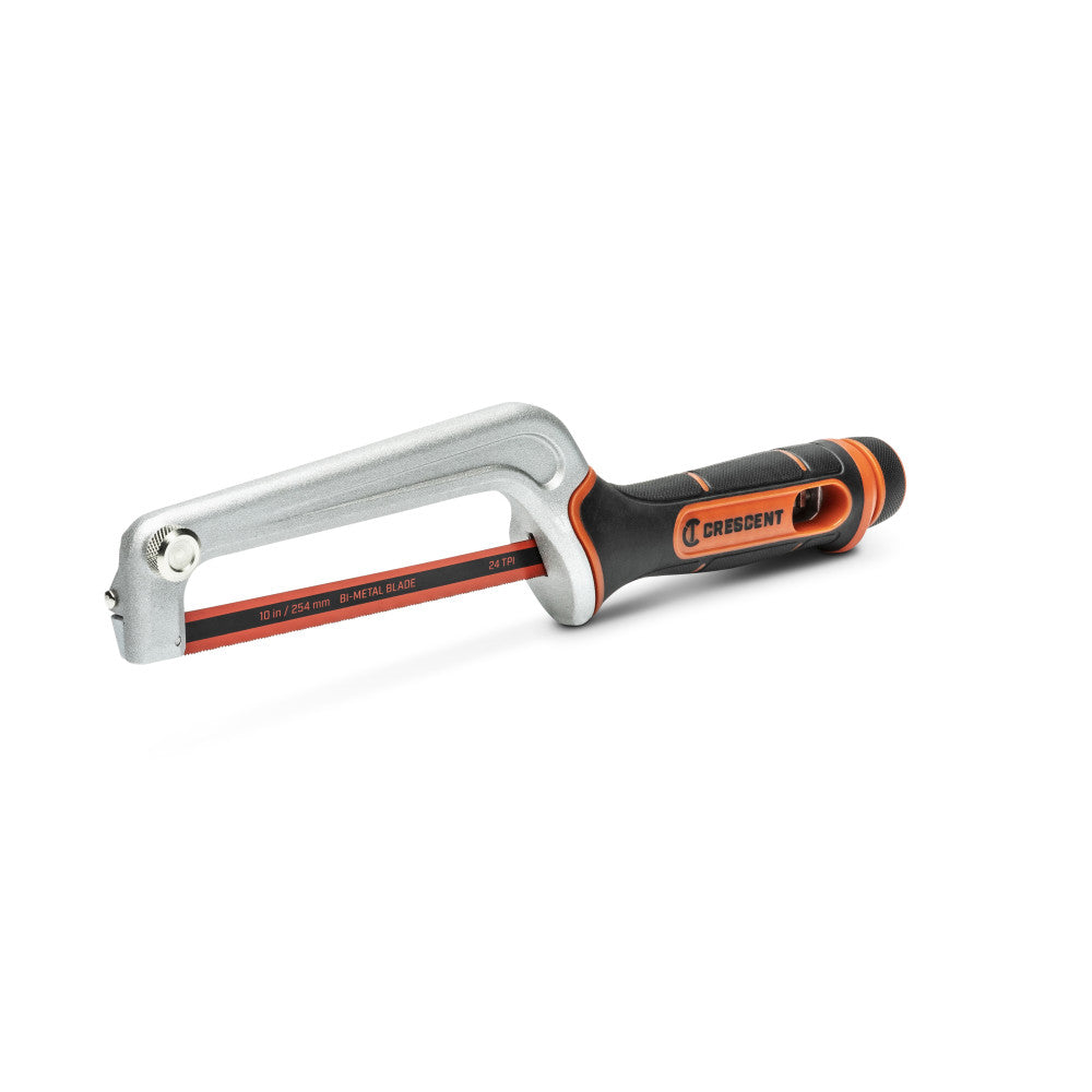 Crescent 10" High Tension Compact Hacksaw With Dual Material Handle