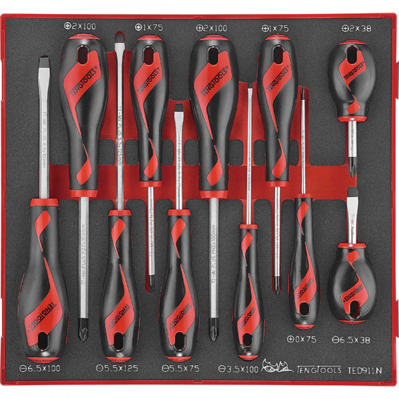 11Pc Mega Drive Screwdriver Set (Tt-Mv Plus)