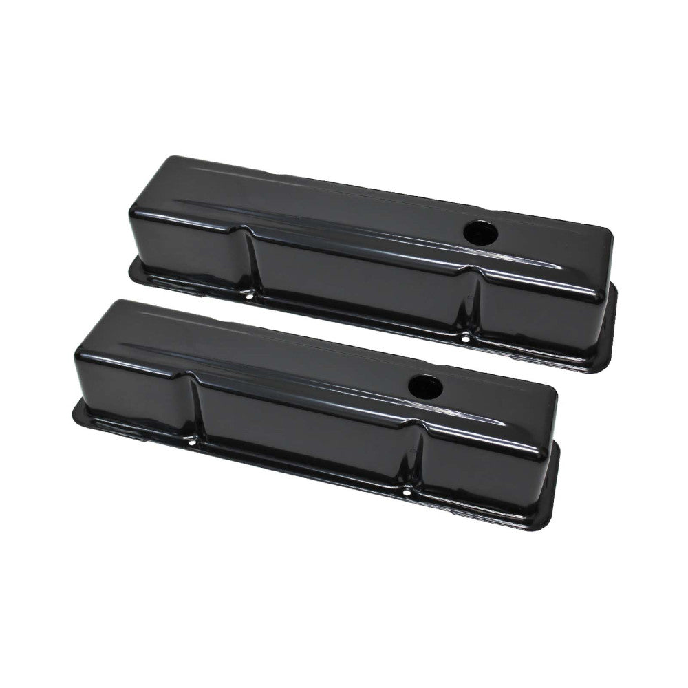 TSP Valve Covers Chev SB Black Tall Pair#TSP8195BK