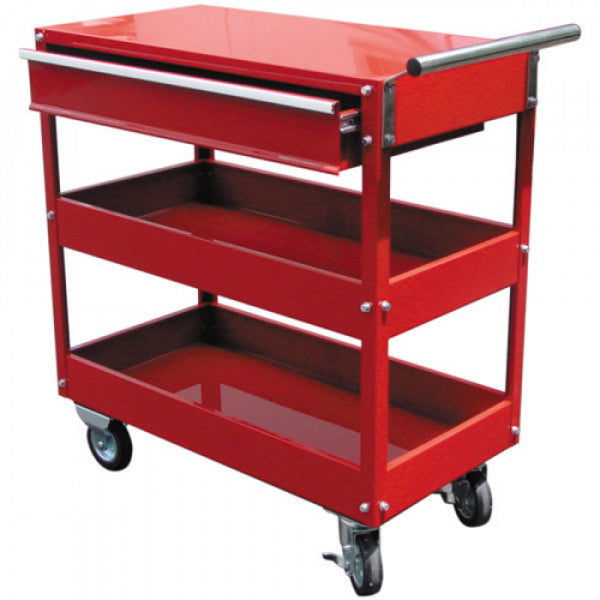 Torin - Big Red Tool Cart With Drawer-3 Tier