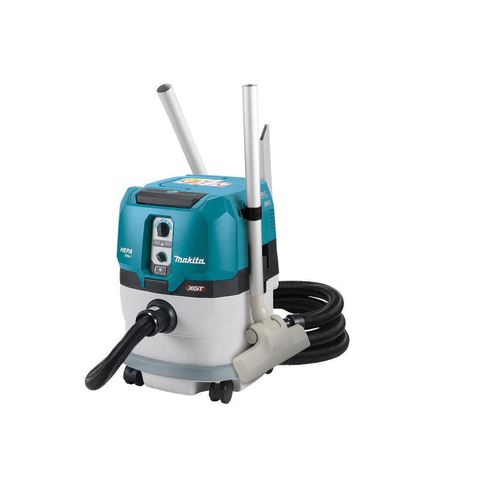 MAKITA 40Vmax XGT Brushless 15L AWS HEPA Dust Extraction Vacuum - KIT