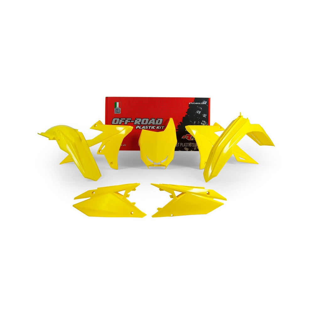 Plastics Kit Rtech Suzuki  Rmz450 18-21  Rmz250 19-21 Yellow