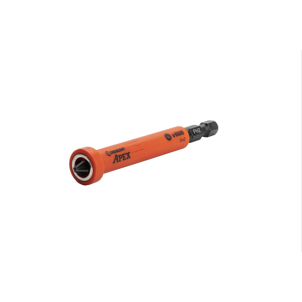 Crescent 2Pc 3-1/2in. Phillips® U-GUARD™ Covered Impact Power Bit W Ring Magnet