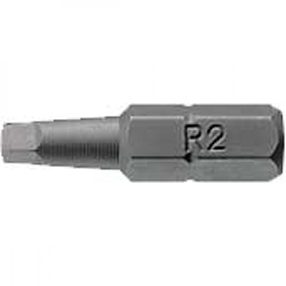 Teng 3Pc 1/4in Hex Rob#2 Bit x 25mm (L)