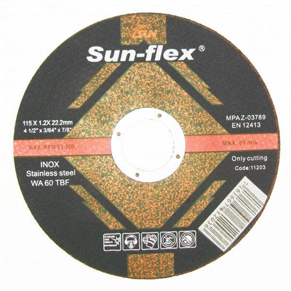 10 Pack Metal Cutting Disc 115mm x 1.2mm x 22mm