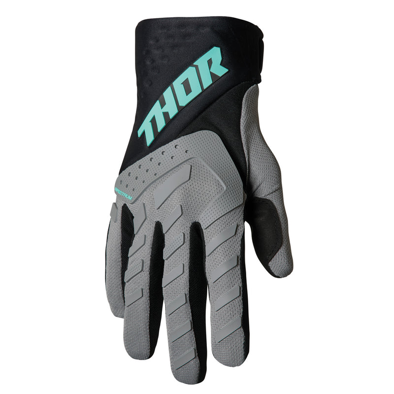 Glove S22 Thor MX Spectrum Youth Grey/Black/Mint Medium