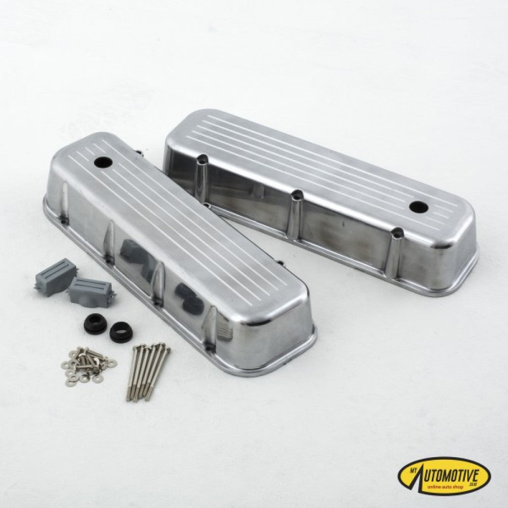 RPC Aluminium BB Valve Covers Ball Milled #R6330