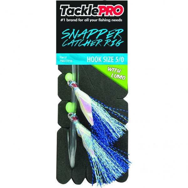 Tacklepro Snapper Catcher Blue & Lumo - 5/0