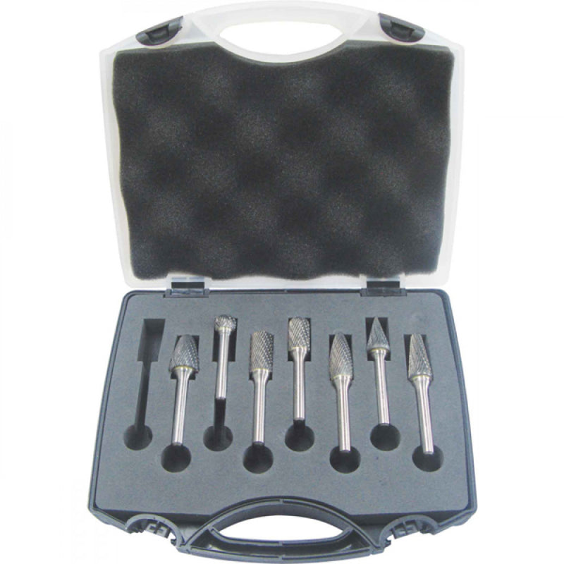 Unikut 7Pc Carbide Burr Set-1/2in Head Dia. Dc