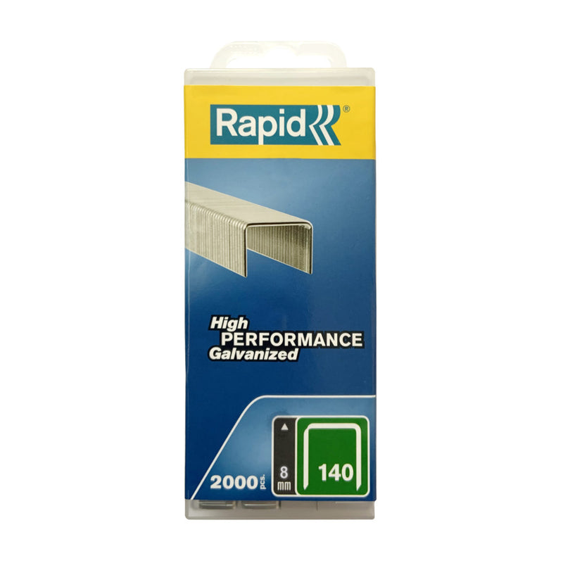 Rapid Staples 140/8 2000pcs Plastic Box