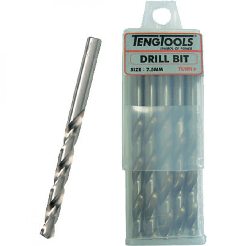 Teng 10Pc 7.5mm Drill Bit (Din338)