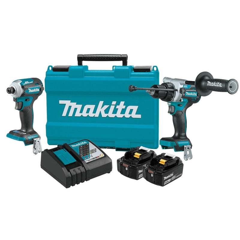 MAKITA 18V LXT Brushless 2-Piece Hammer Drill Driver / Impact Driver Kit