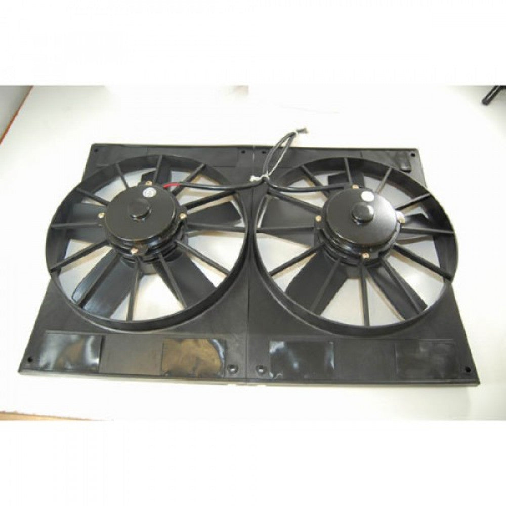 UNIVERSAL DUAL 11 12VOLT FAN 2800CFM #1208