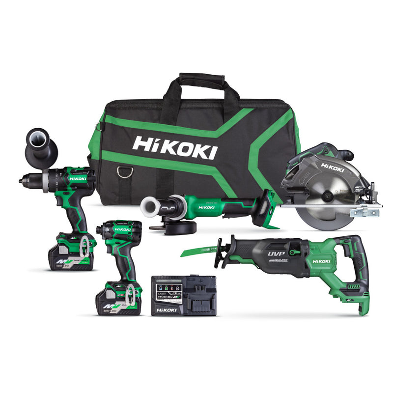 HiKOKI 36V Premium Brushless 5-Tool Kit - KC365DC(GRZ)